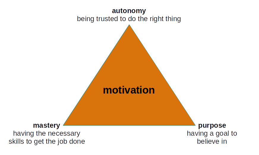 the three pillars of motivation